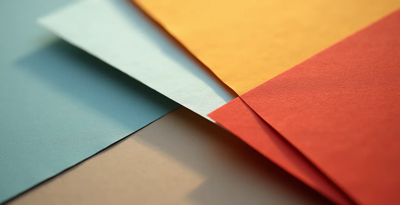 Composition géométrique évoquant la déconstruction cubiste des formes et des perspectives