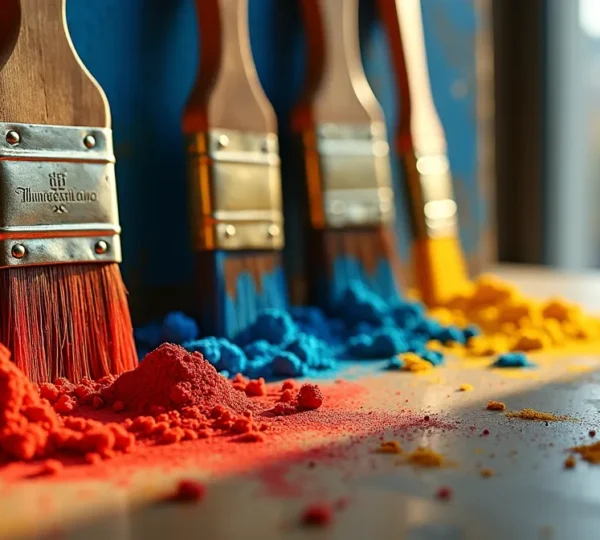 Représentation symbolique des mouvements artistiques du 20e siècle en France